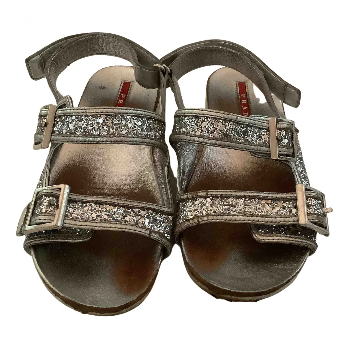 Glitter sandals Prada