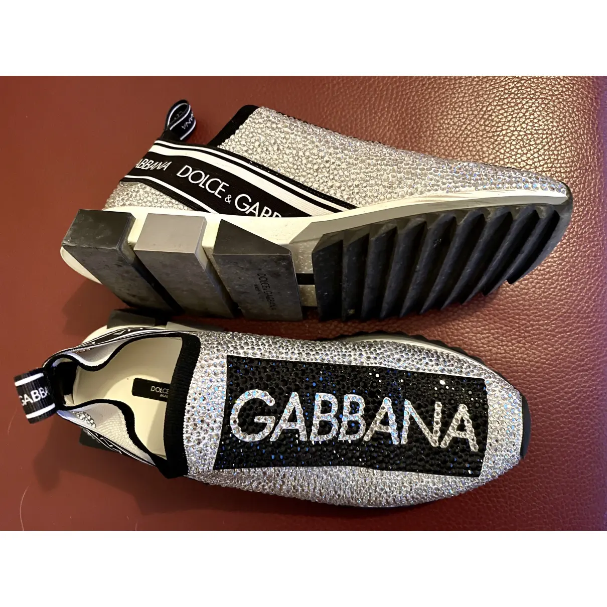 Sorrento glitter trainers Dolce & Gabbana