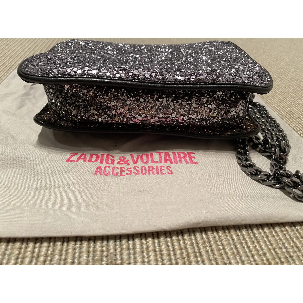 Glitter handbag Zadig & Voltaire