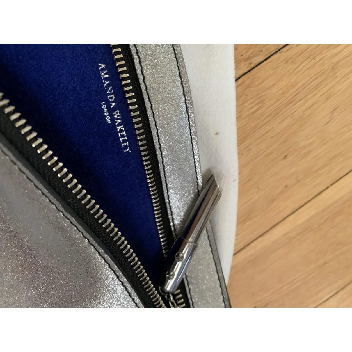Buy Amanda Wakeley Leather clutch bag online