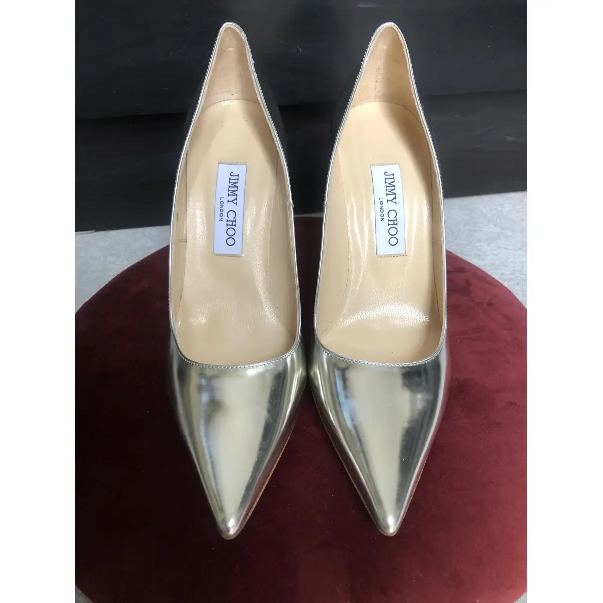 Buy Jimmy Choo Anouk leather heels online