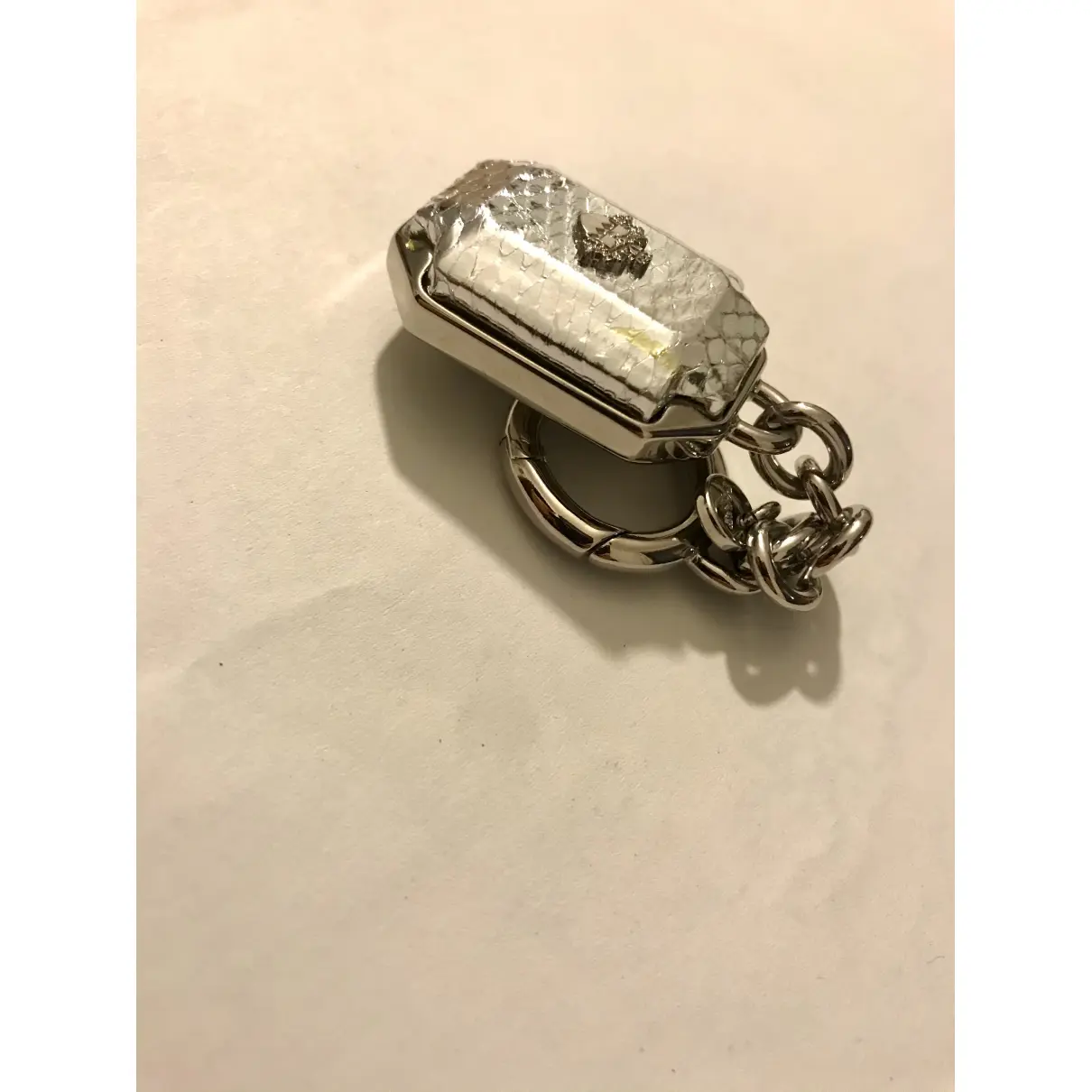 Leather key ring Bally