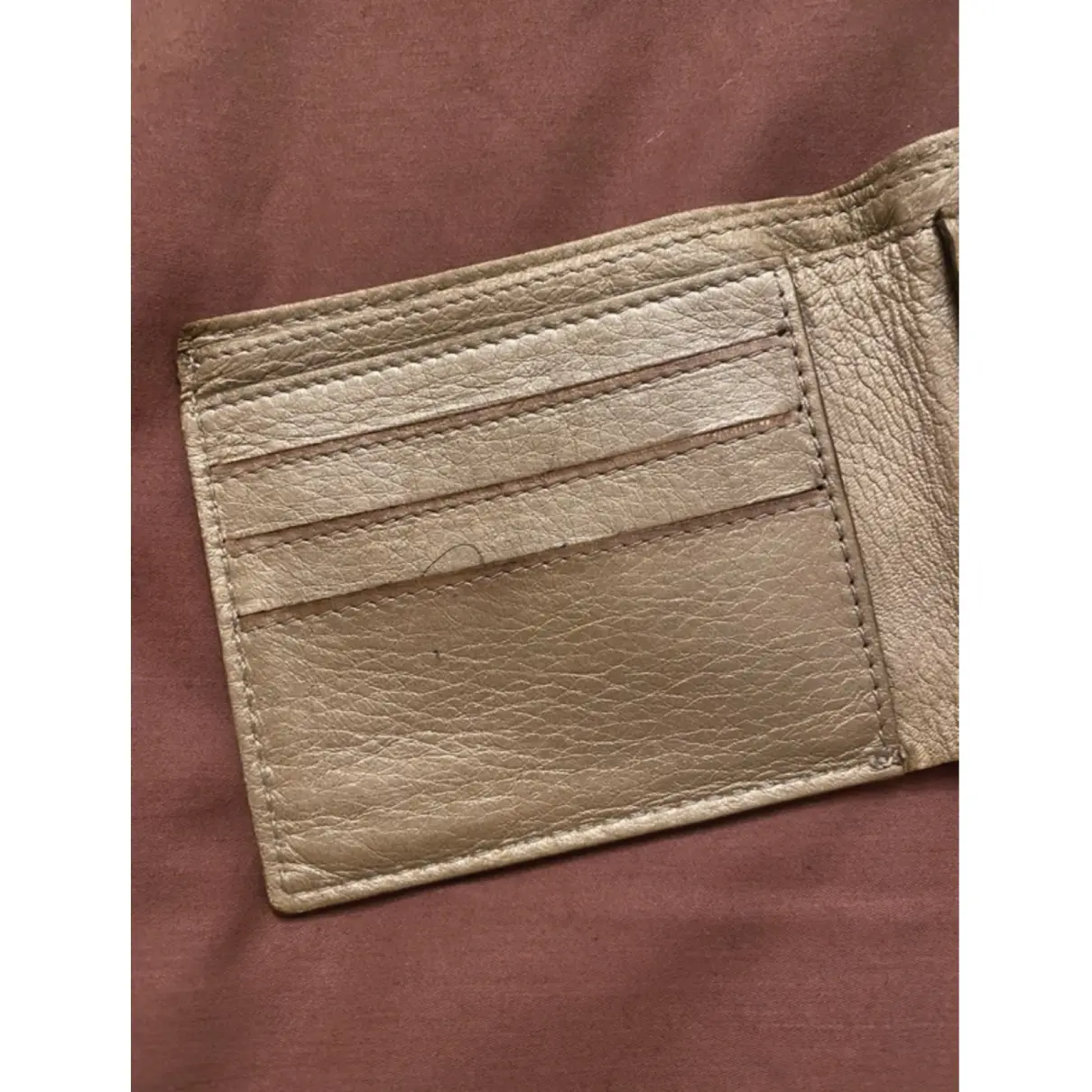Leather wallet Bottega Veneta - Vintage