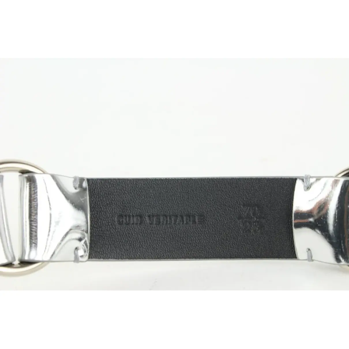 Leather belt Chanel
