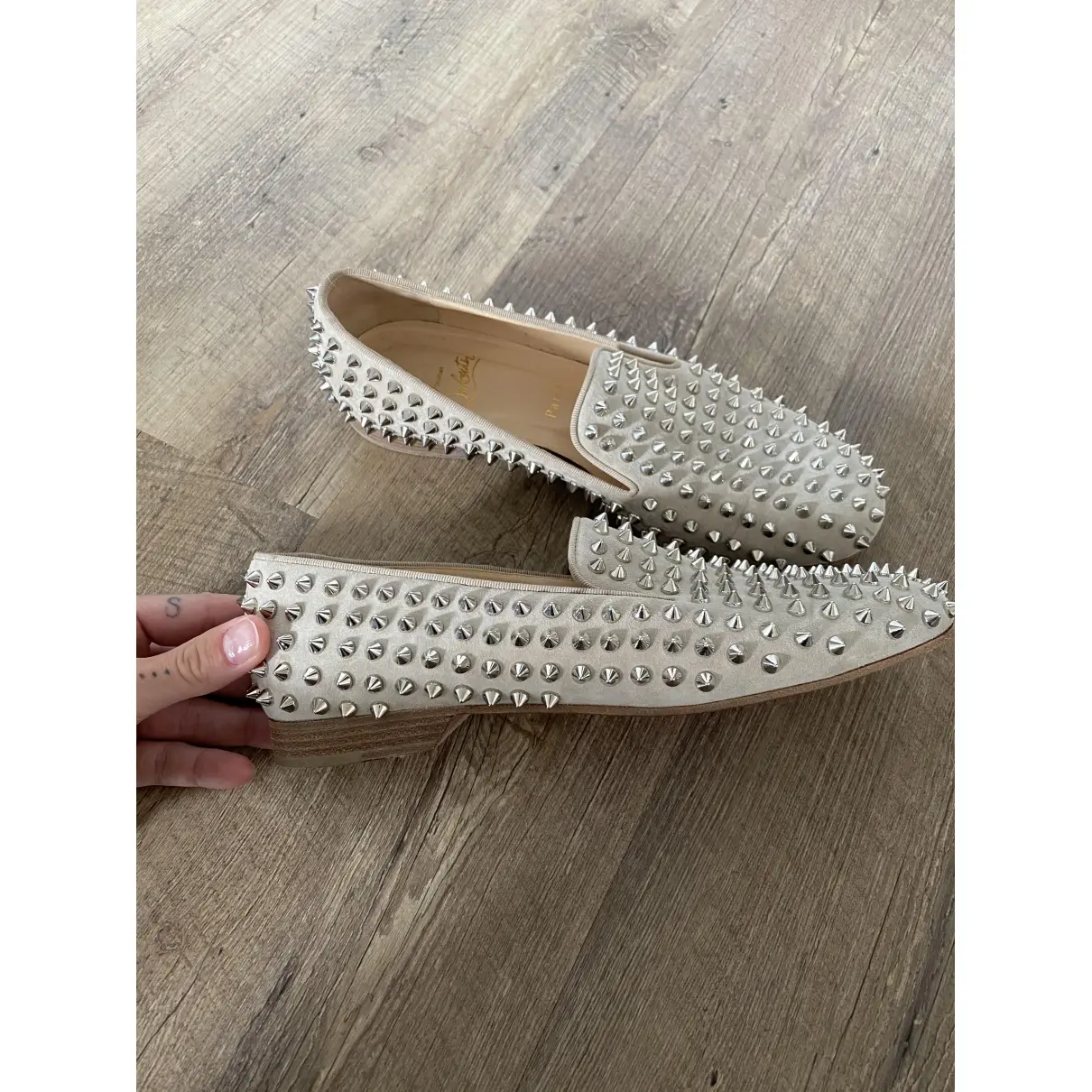 Buy Christian Louboutin Leather flats online