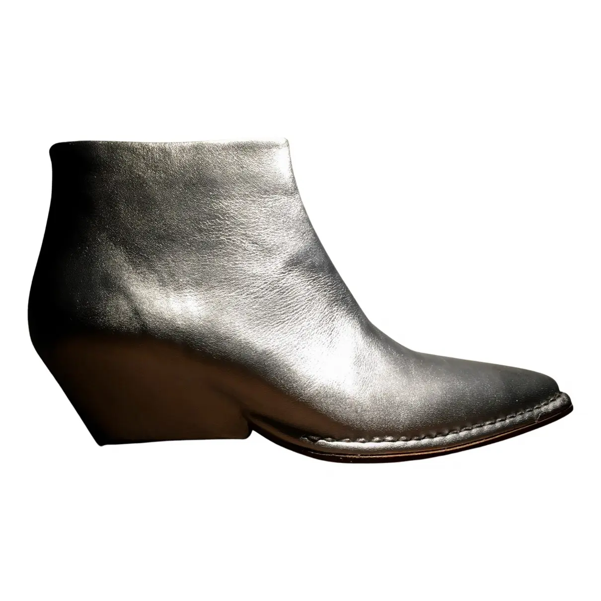 Leather ankle boots Del Carlo