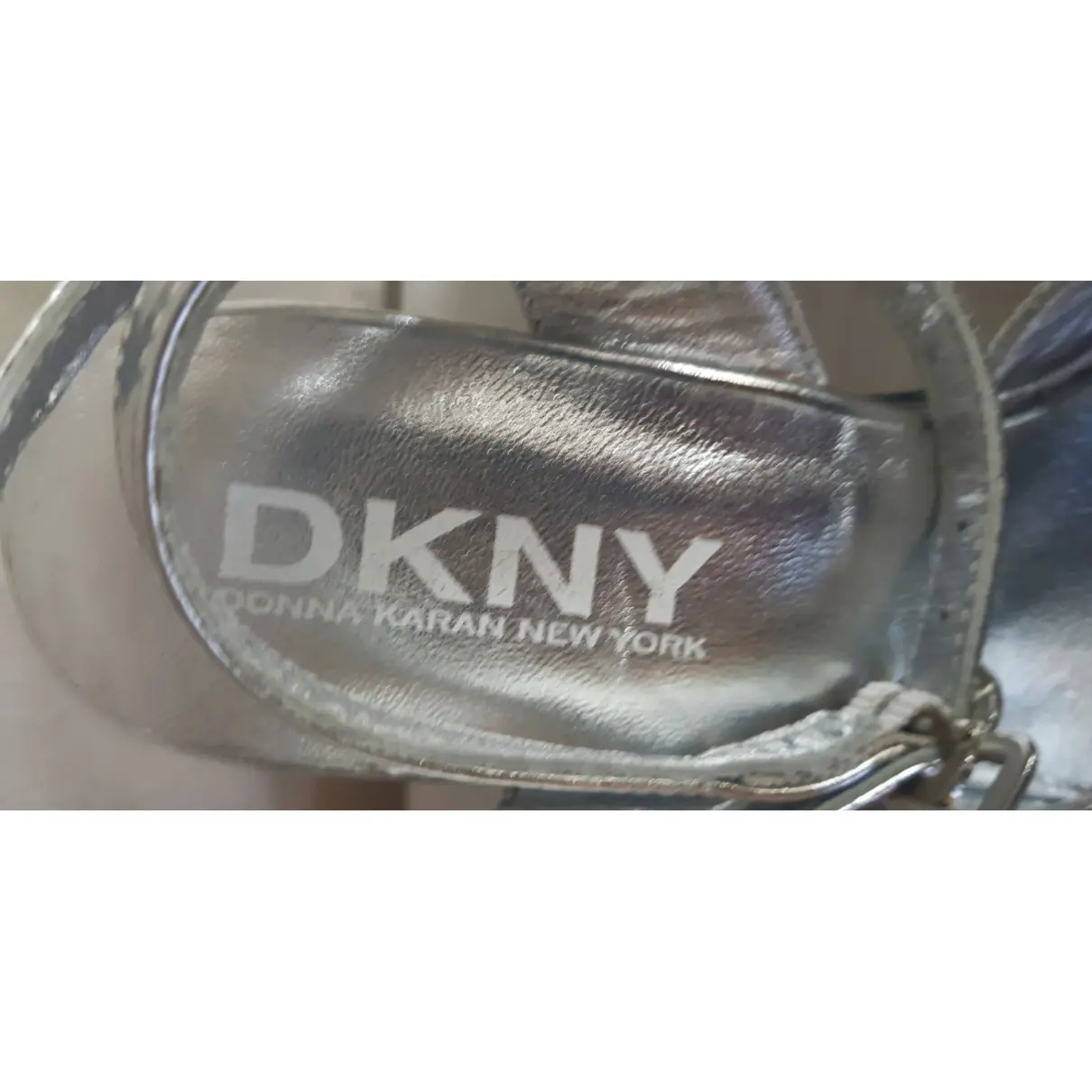 Leather sandals Dkny