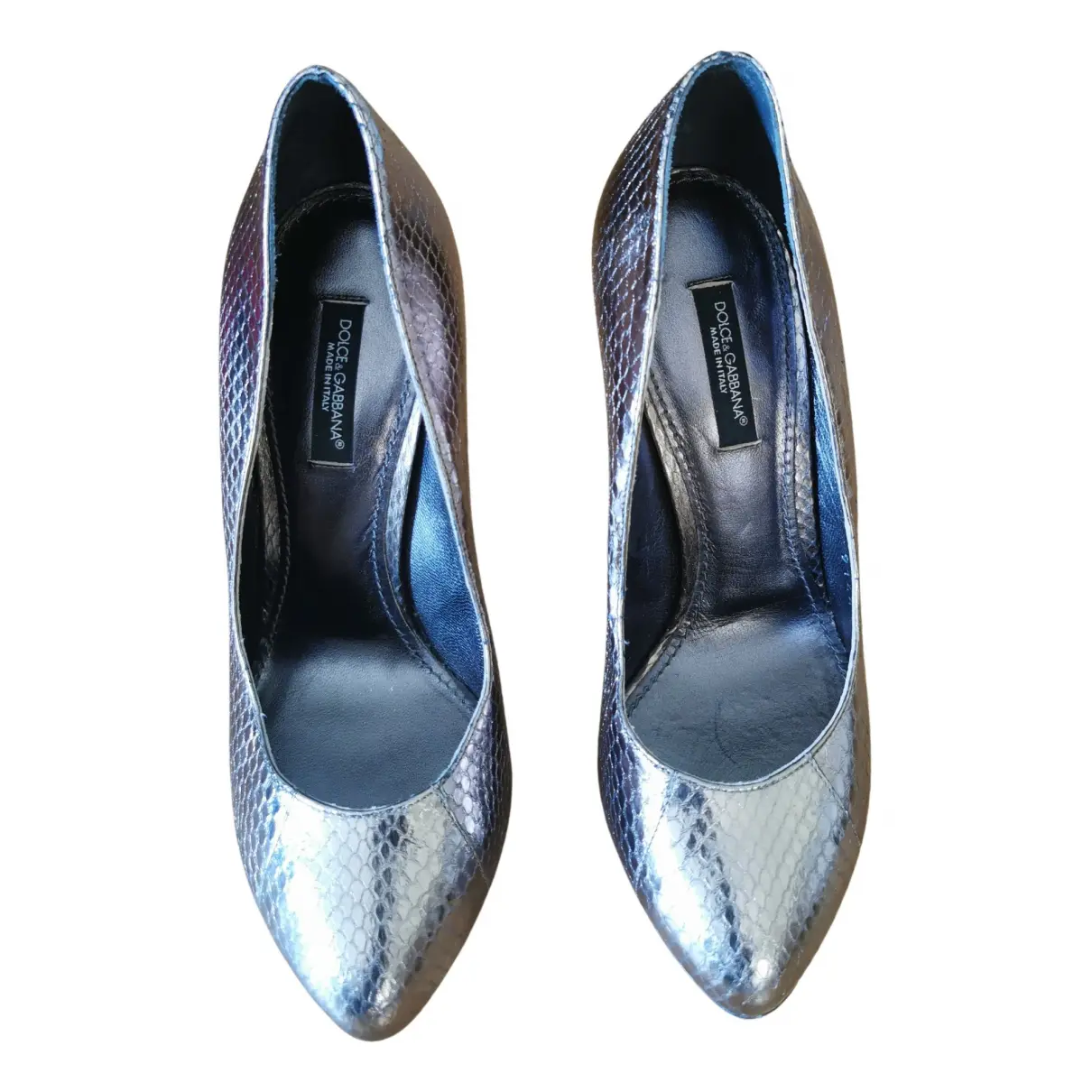 Leather heels Dolce & Gabbana