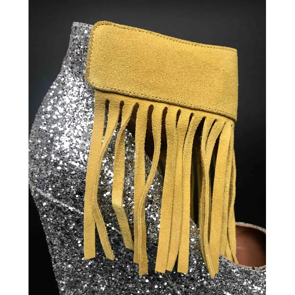 Leather heels Eugène Riconneaus