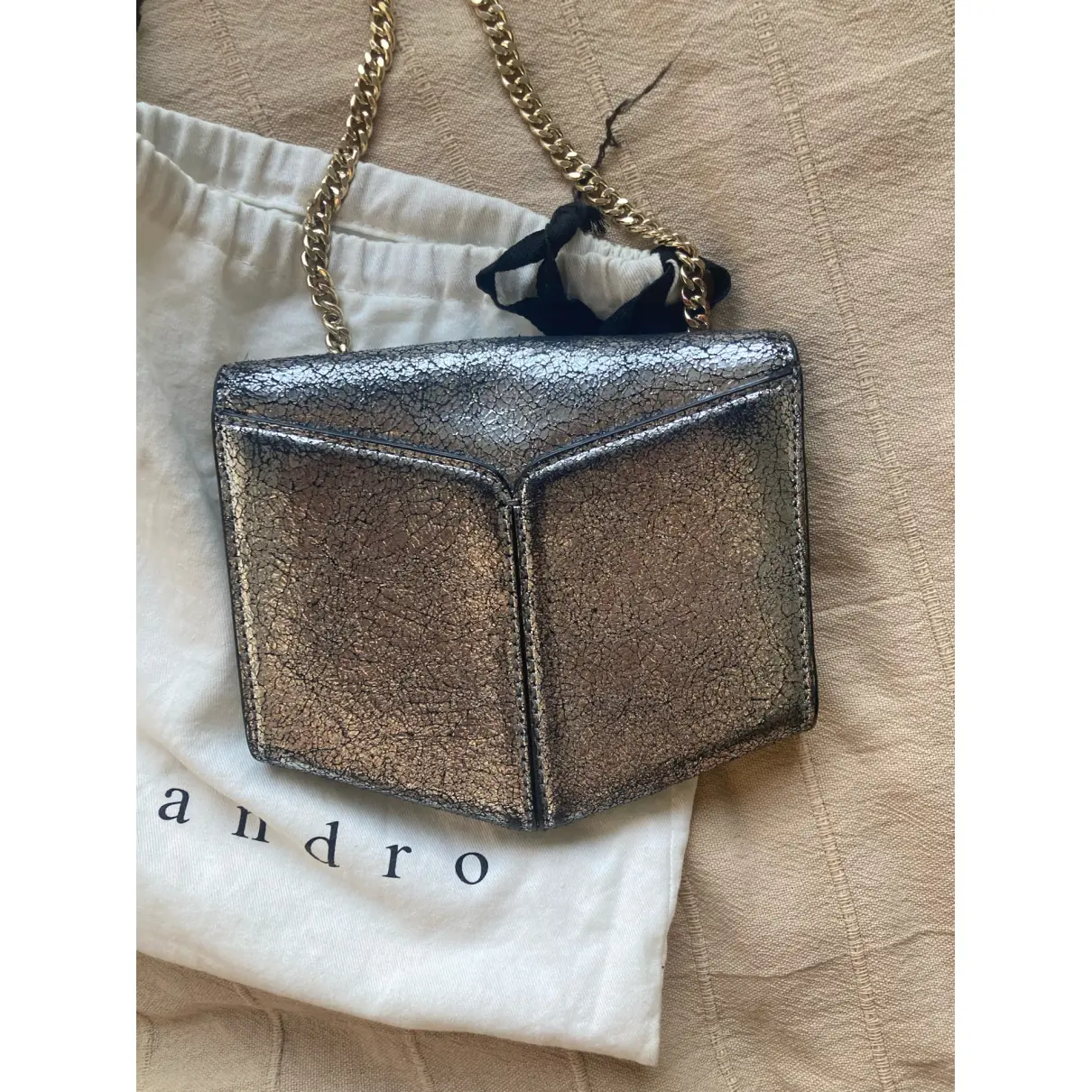 Buy Sandro Fall Winter 2019 leather crossbody bag online