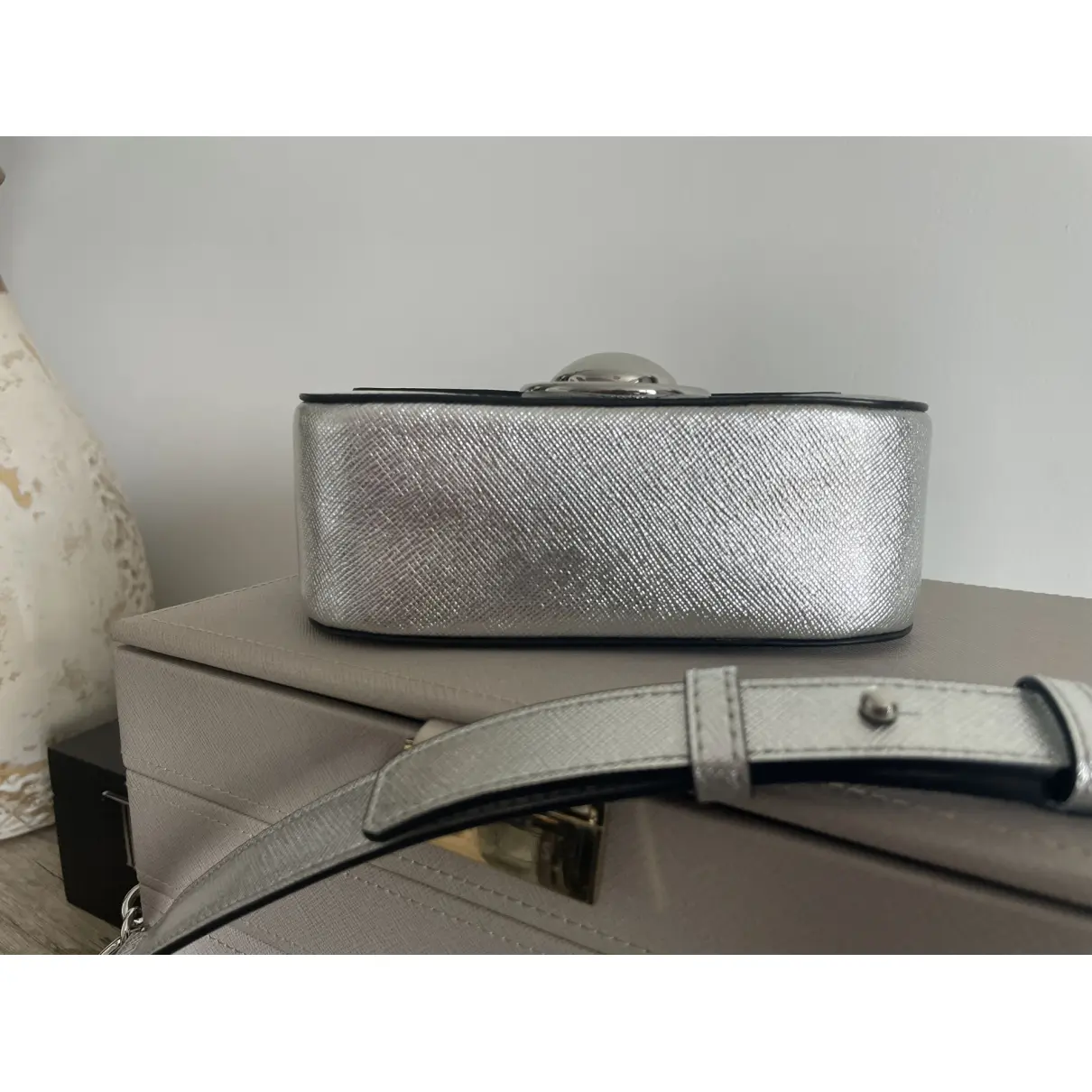 Leather mini bag Gianni Versace - Vintage