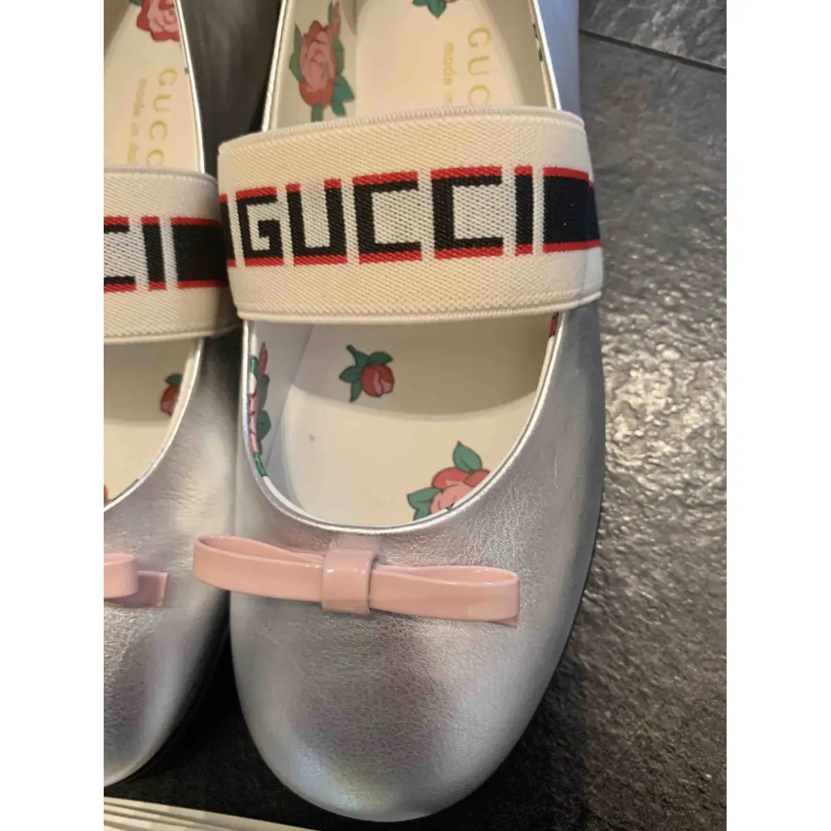 Leather ballet flats Gucci