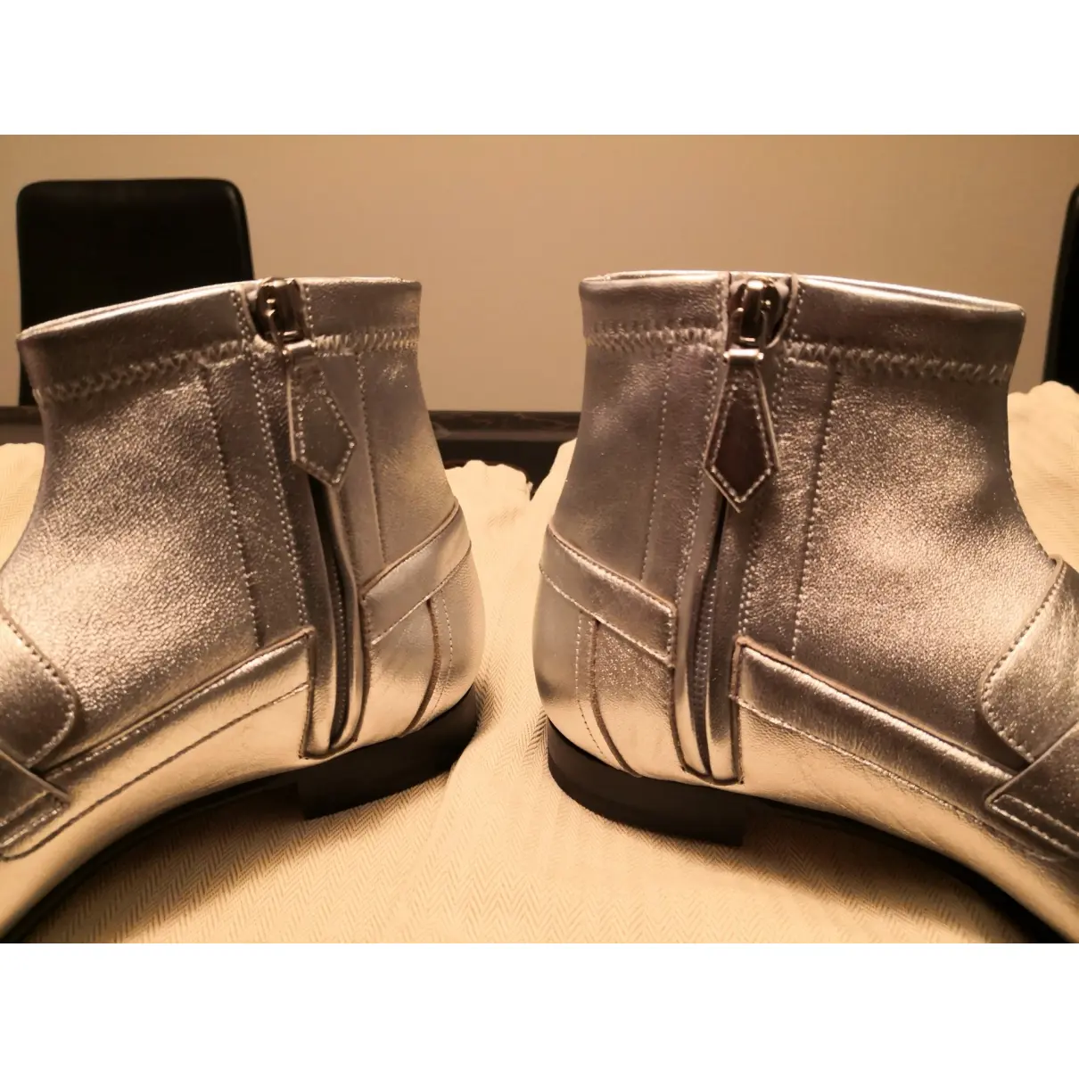 Leather boots Hermès