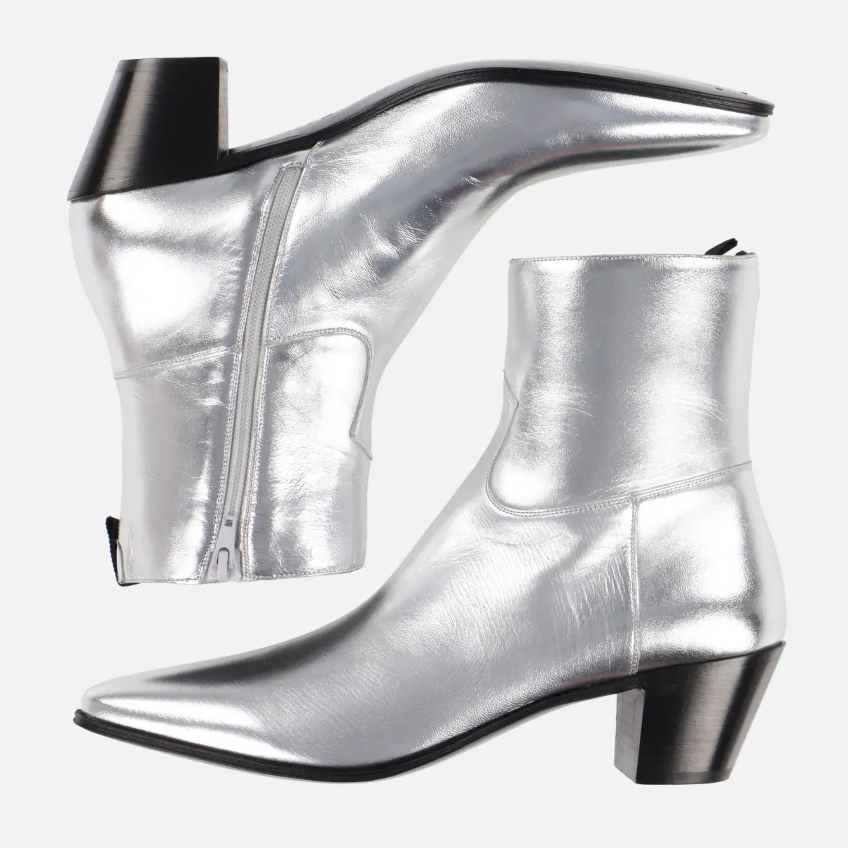 Buy Celine Jacno leather boots online