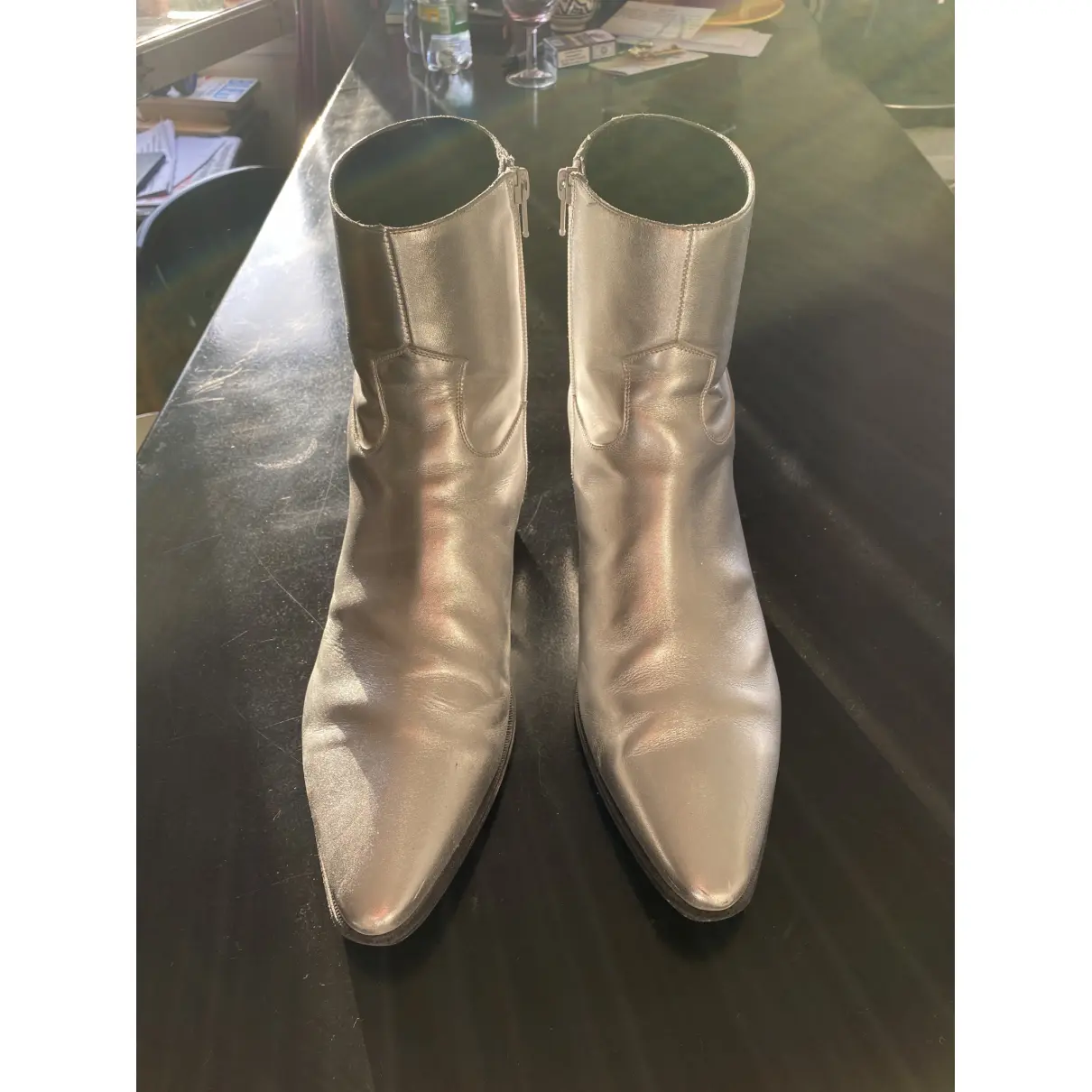 Jacno leather boots Celine