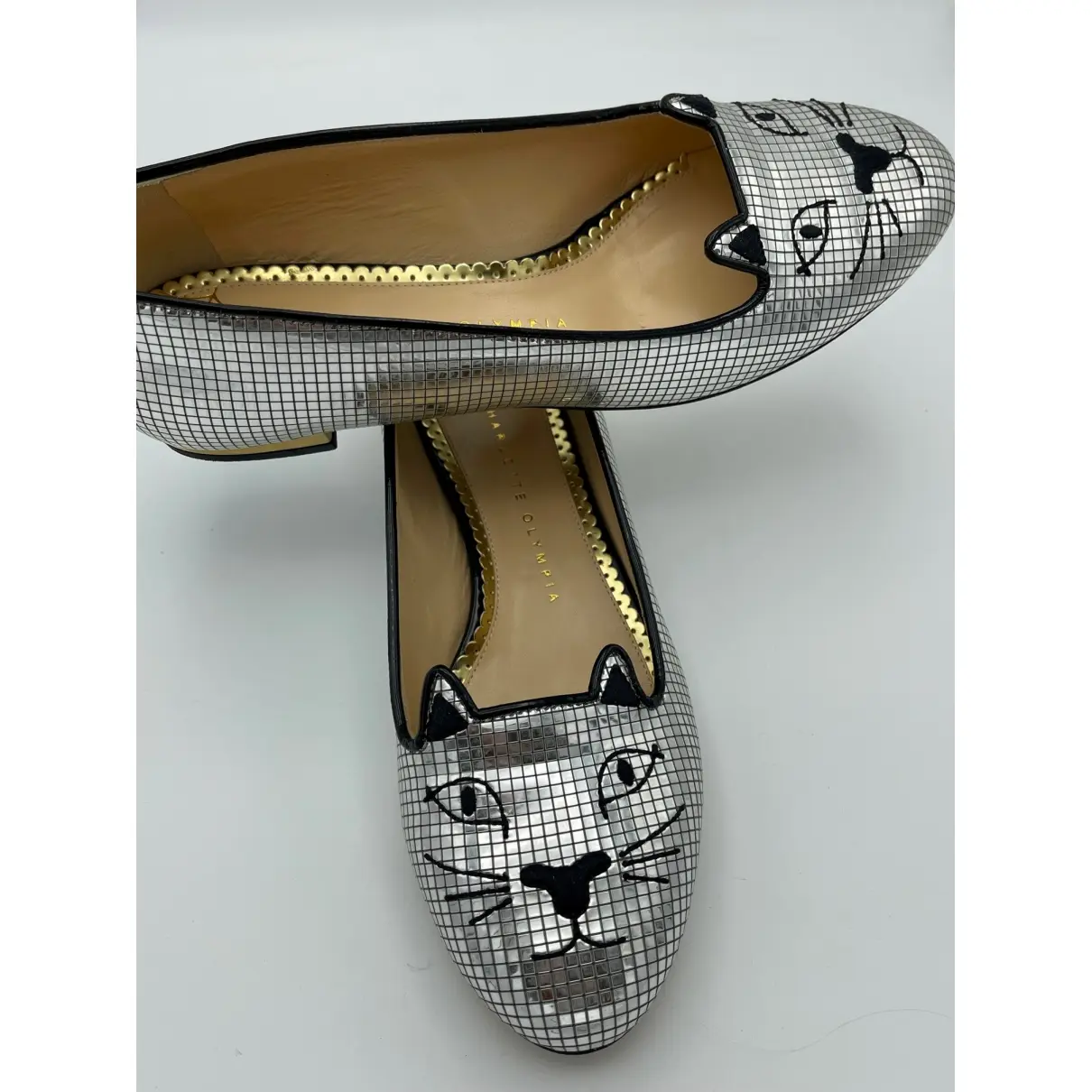 Kitty leather ballet flats Charlotte Olympia