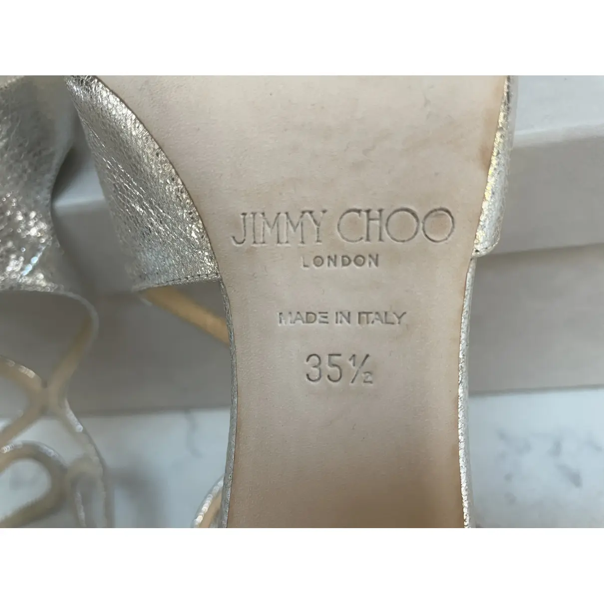 Lancer leather heels Jimmy Choo