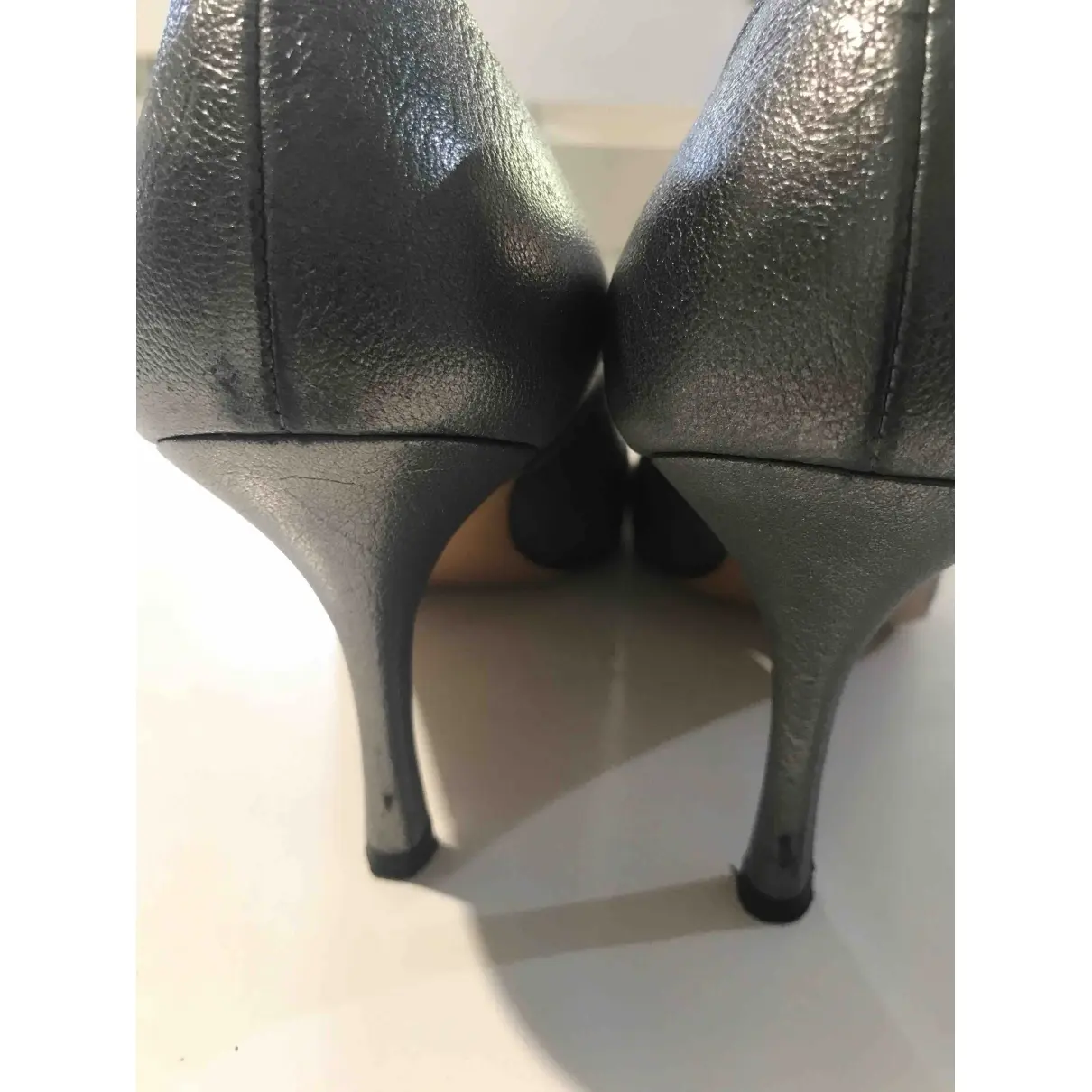 Leather heels Luciano Padovan