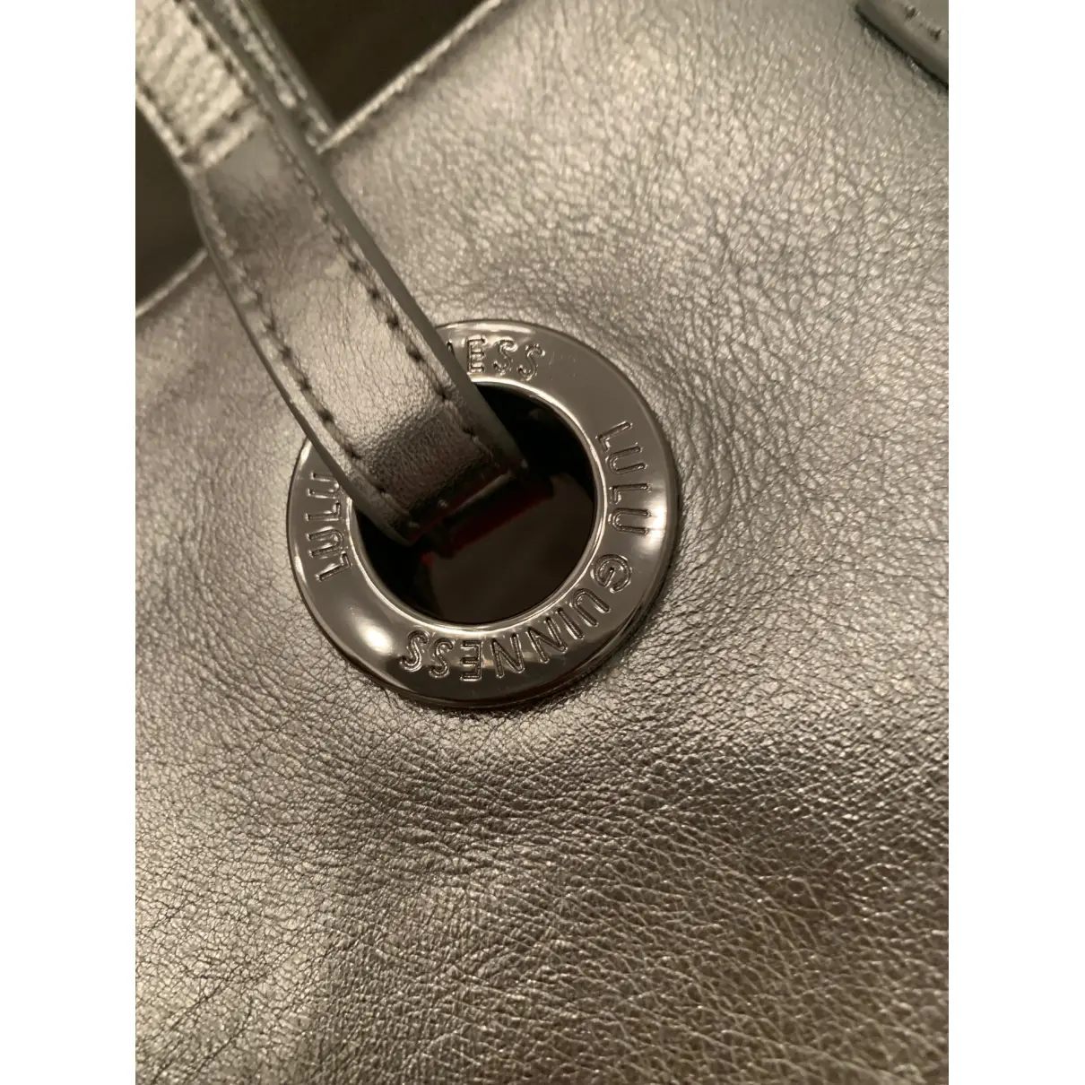 Leather tote Lulu Guinness