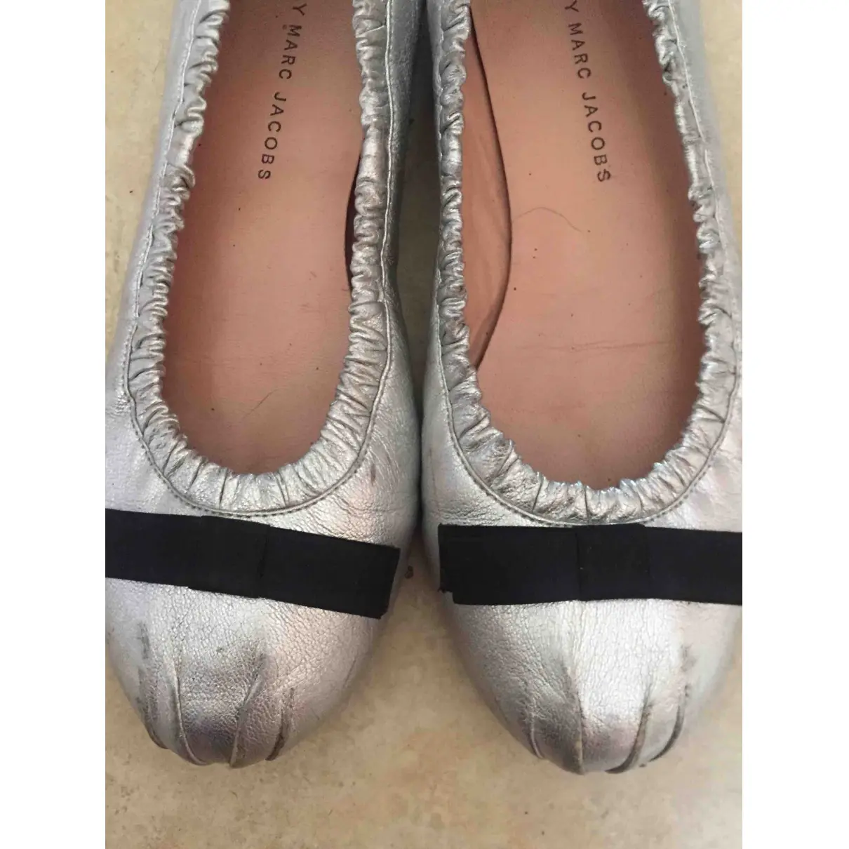Buy Marc by Marc Jacobs Leather ballet flats online