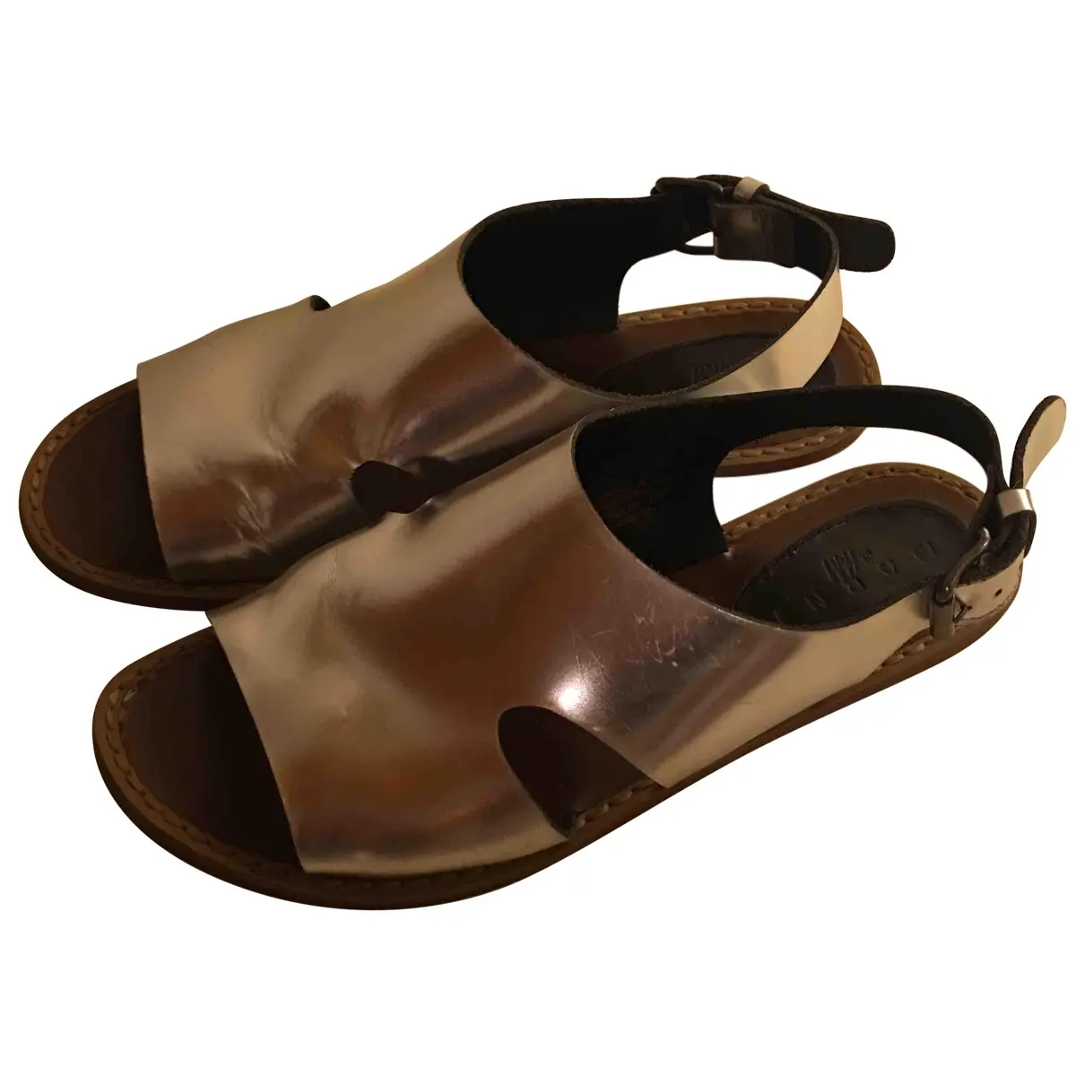 Leather sandals Marni For H&M
