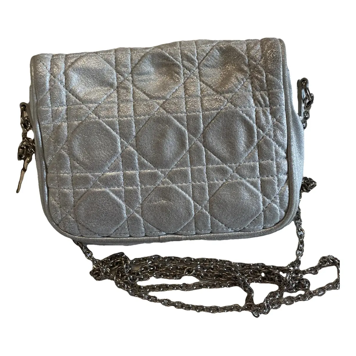 Miss Dior leather clutch bag