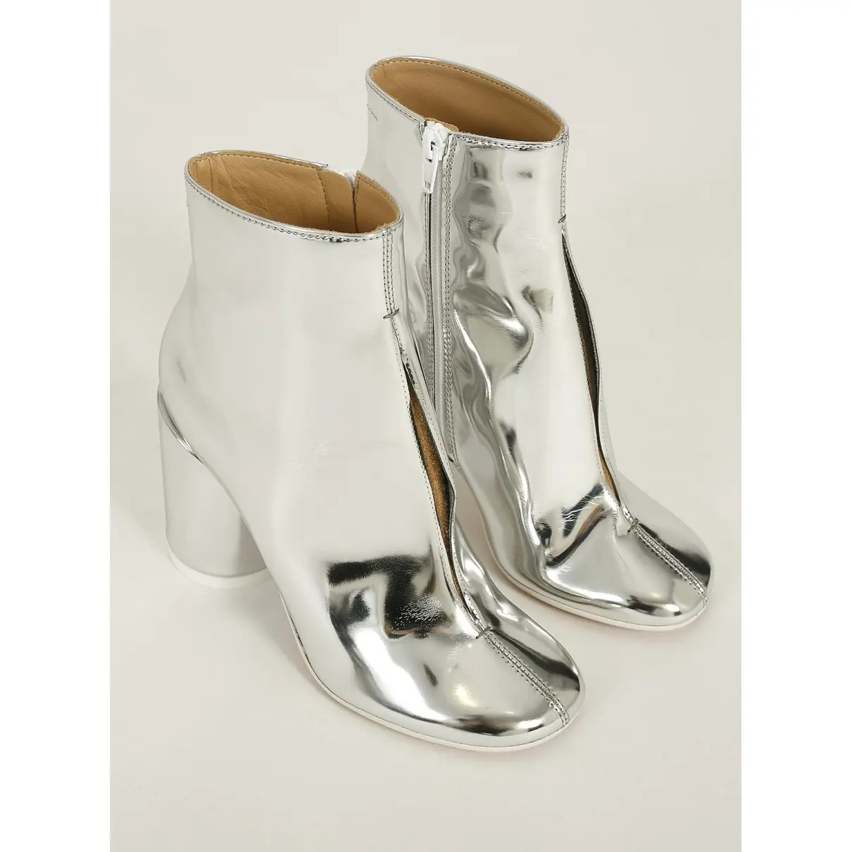Buy MM6 Leather ankle boots online
