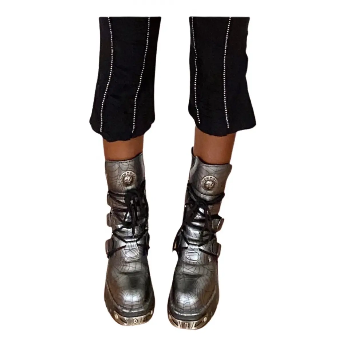 Buy NEW ROCK Leather ankle boots online