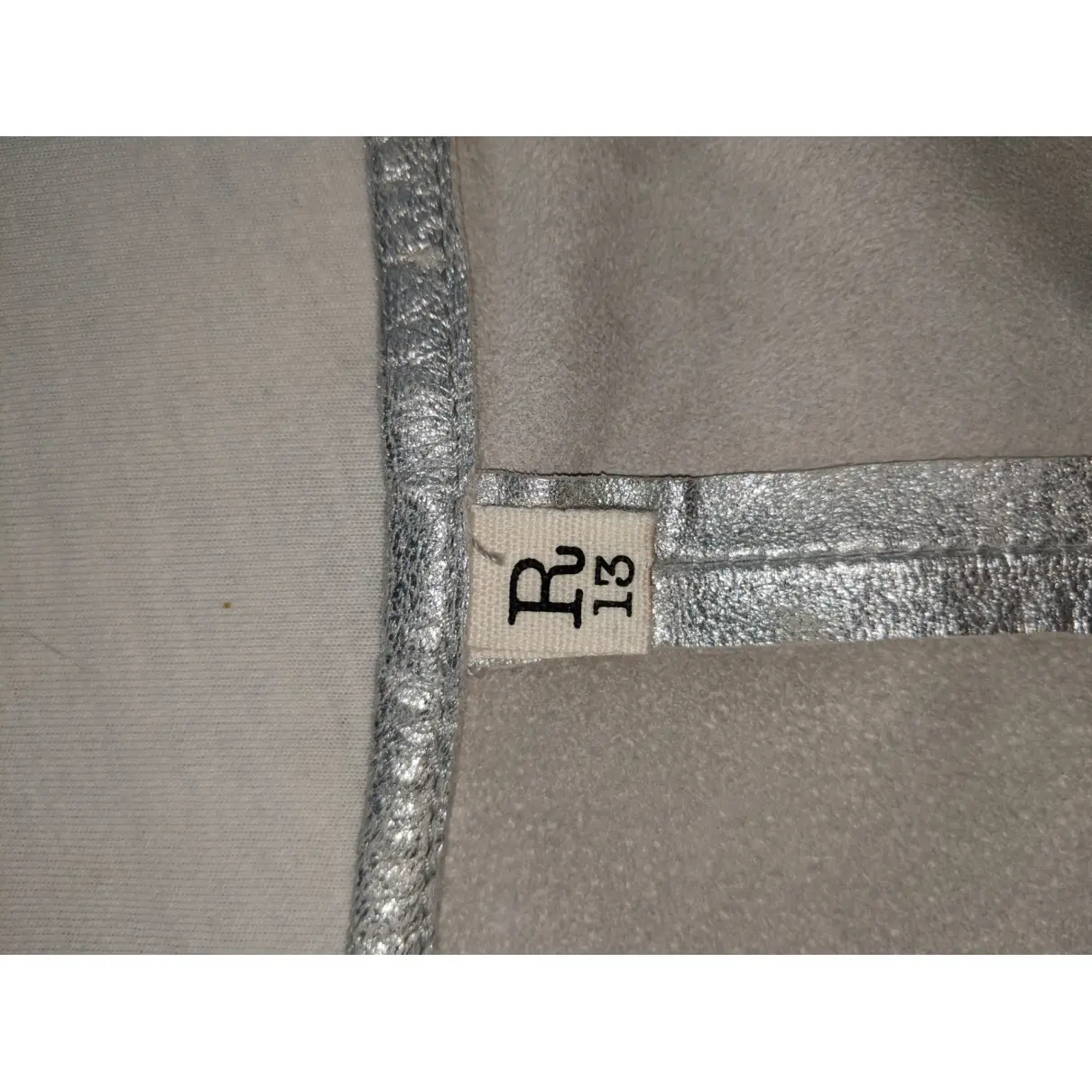 Buy R13 Leather mini skirt online