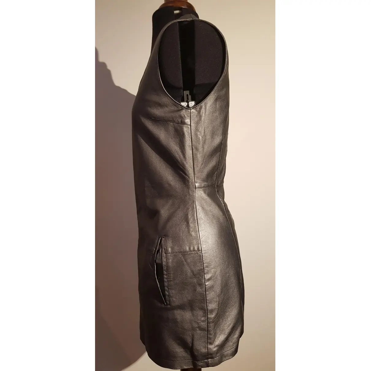 Leather mid-length dress Supertrash