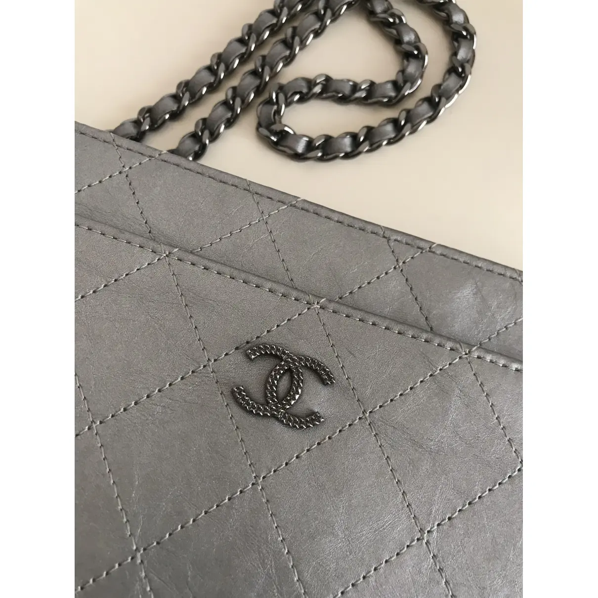Wallet On Chain Timeless/Classique leather crossbody bag Chanel