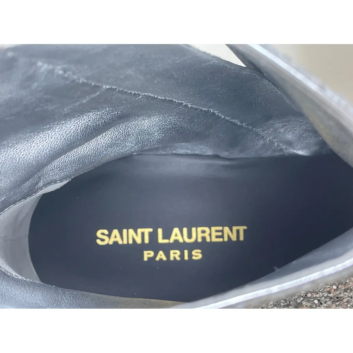 West Chelsea leather western boots Saint Laurent