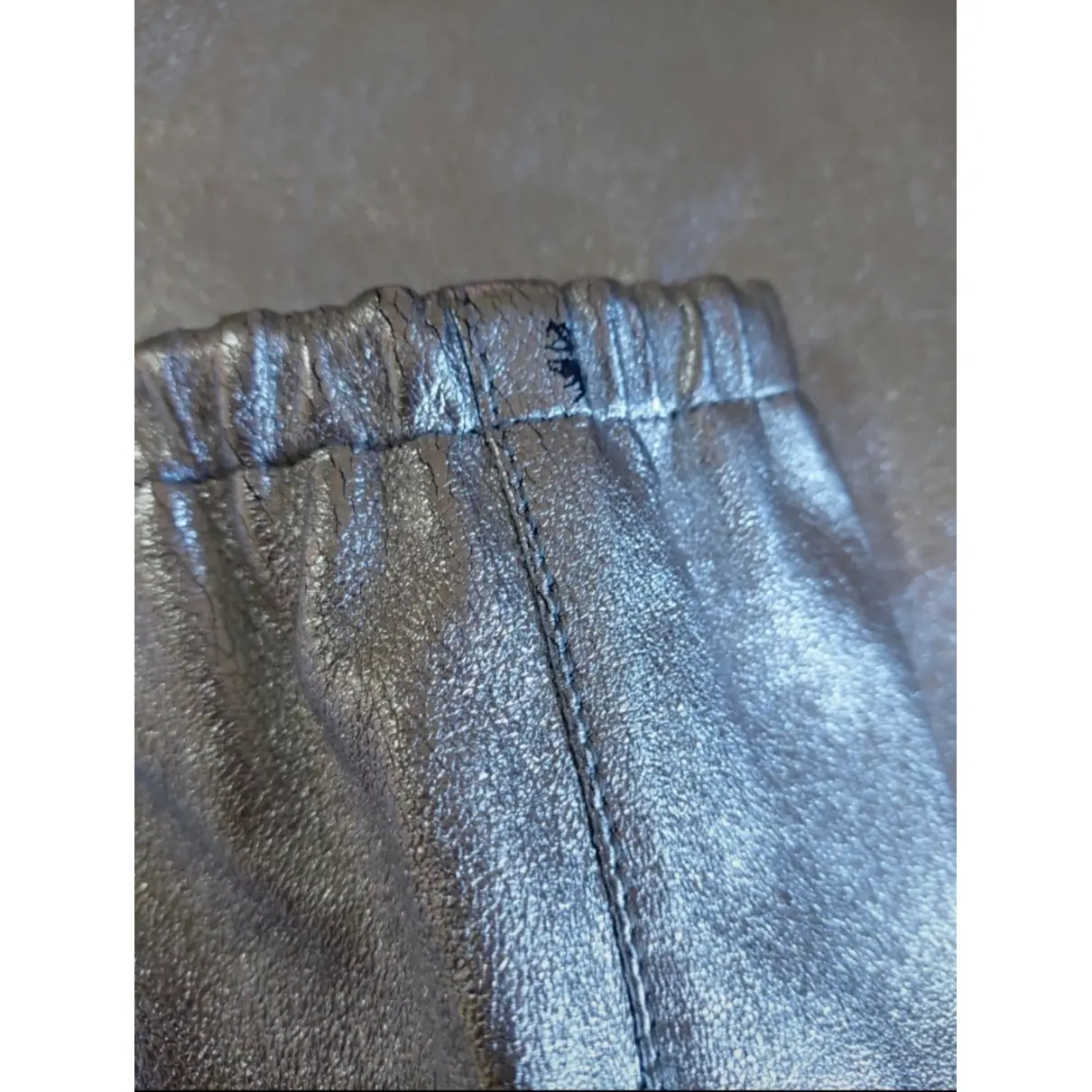 Leather mid-length skirt Zadig & Voltaire