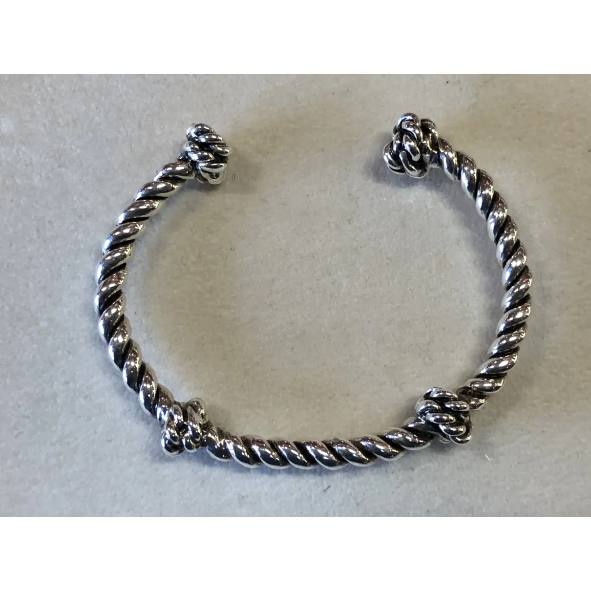 Aurelie Bidermann Silver Metal Bracelet for sale