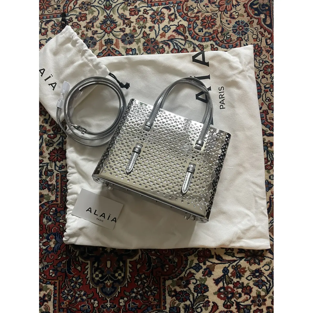 Buy Alaïa Mina crossbody bag online