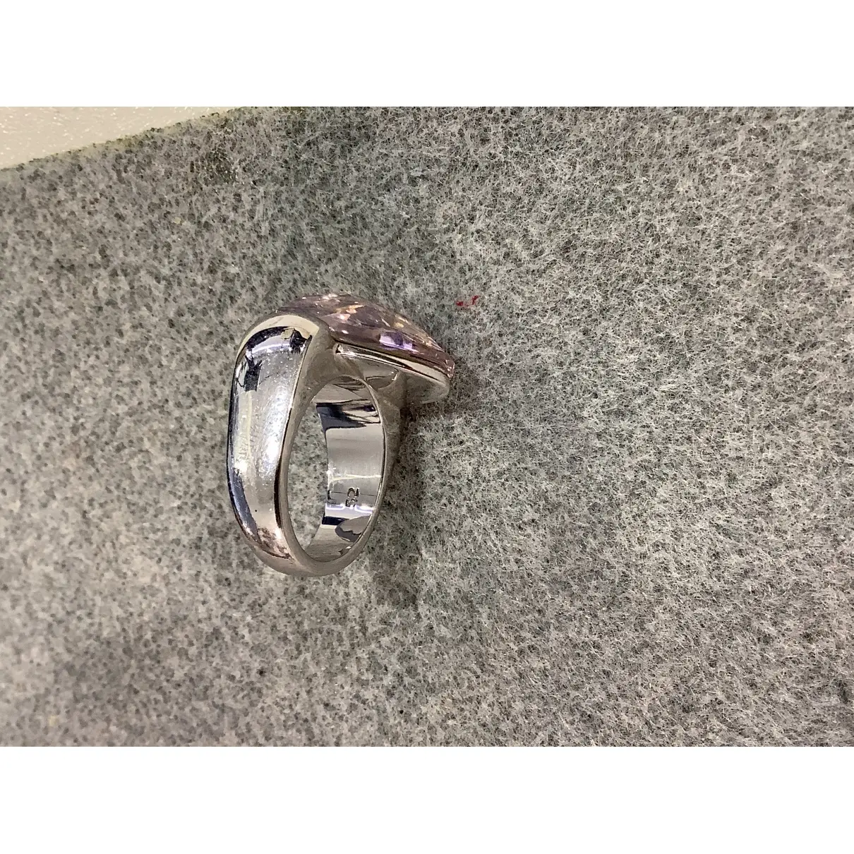Silver Metal Ring Nirvana Swarovski