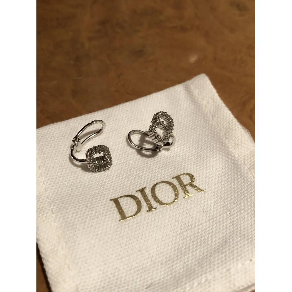 Buy Dior Petit CD earrings online