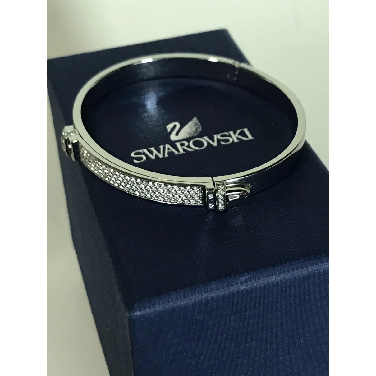 Buy Swarovski Silver Metal Bracelet online