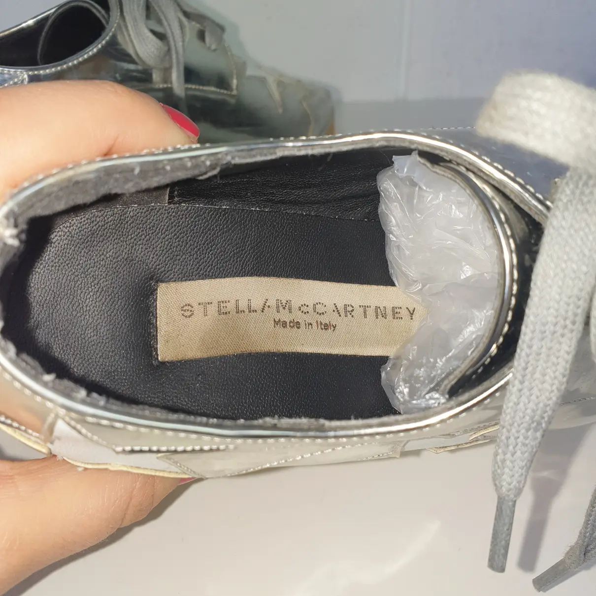 Buy Stella McCartney Elyse patent leather lace ups online