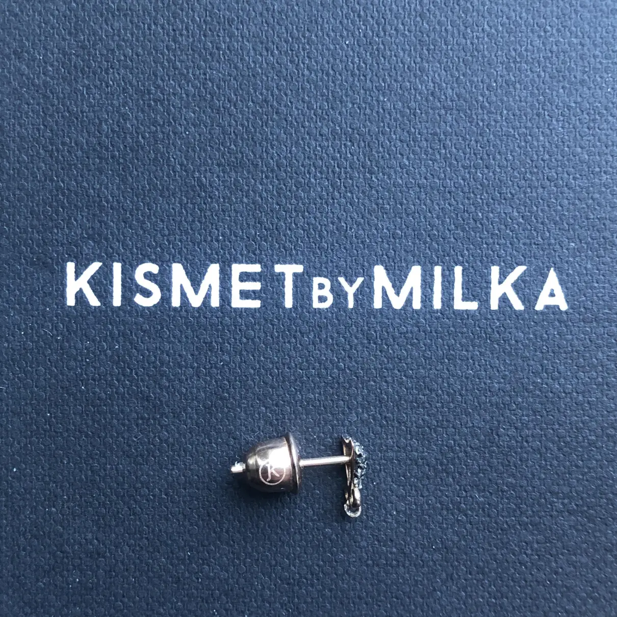 Buy Kismet by Milka Pink gold earrings online