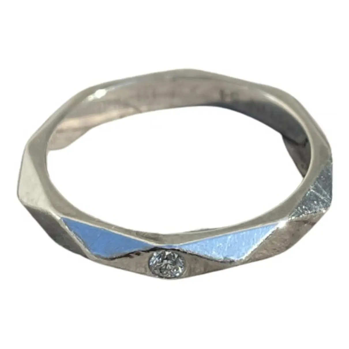 Facette platinum ring Boucheron