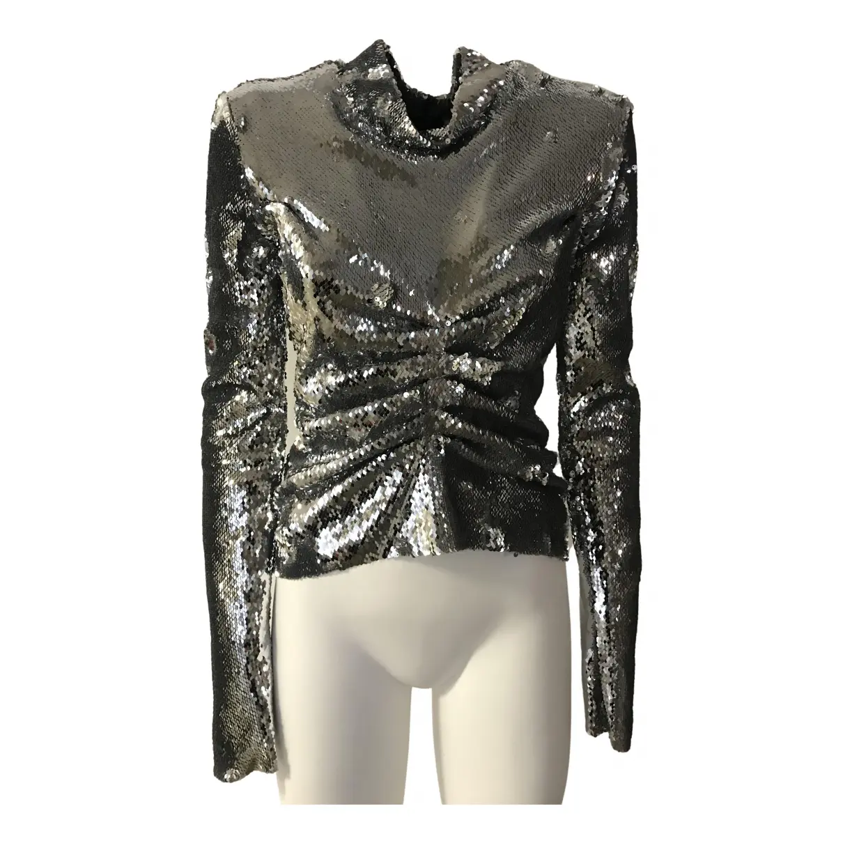 Silver Polyester Top Act N°1