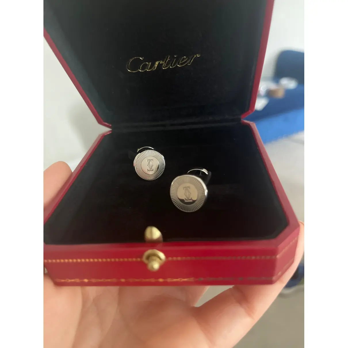 Buy Cartier Silver cufflinks online