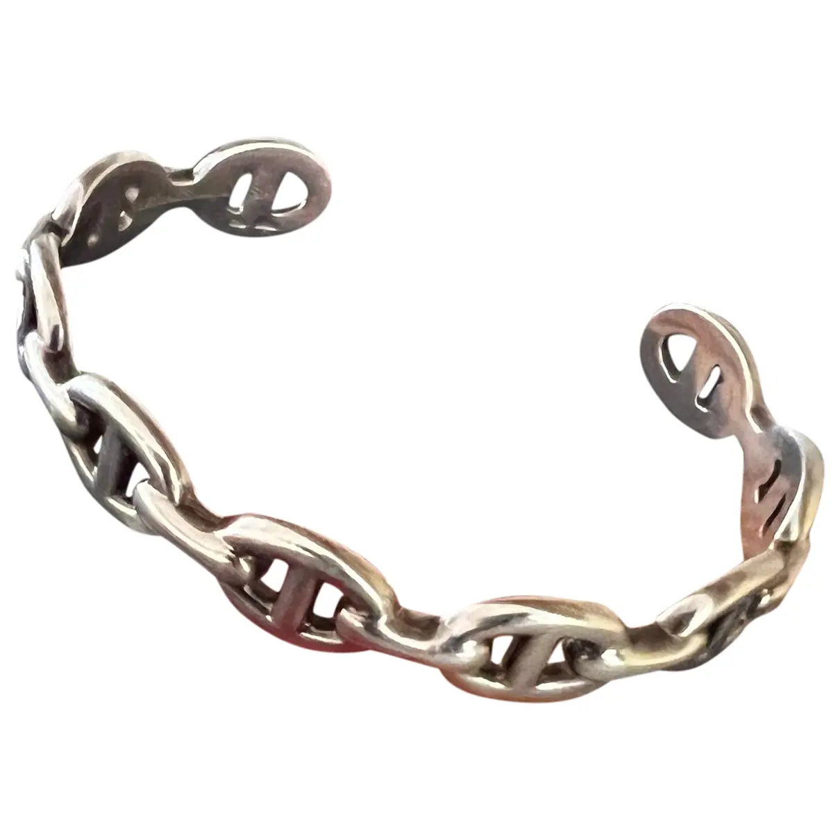Chaîne d'Ancre Enchaînée silver bracelet Hermès