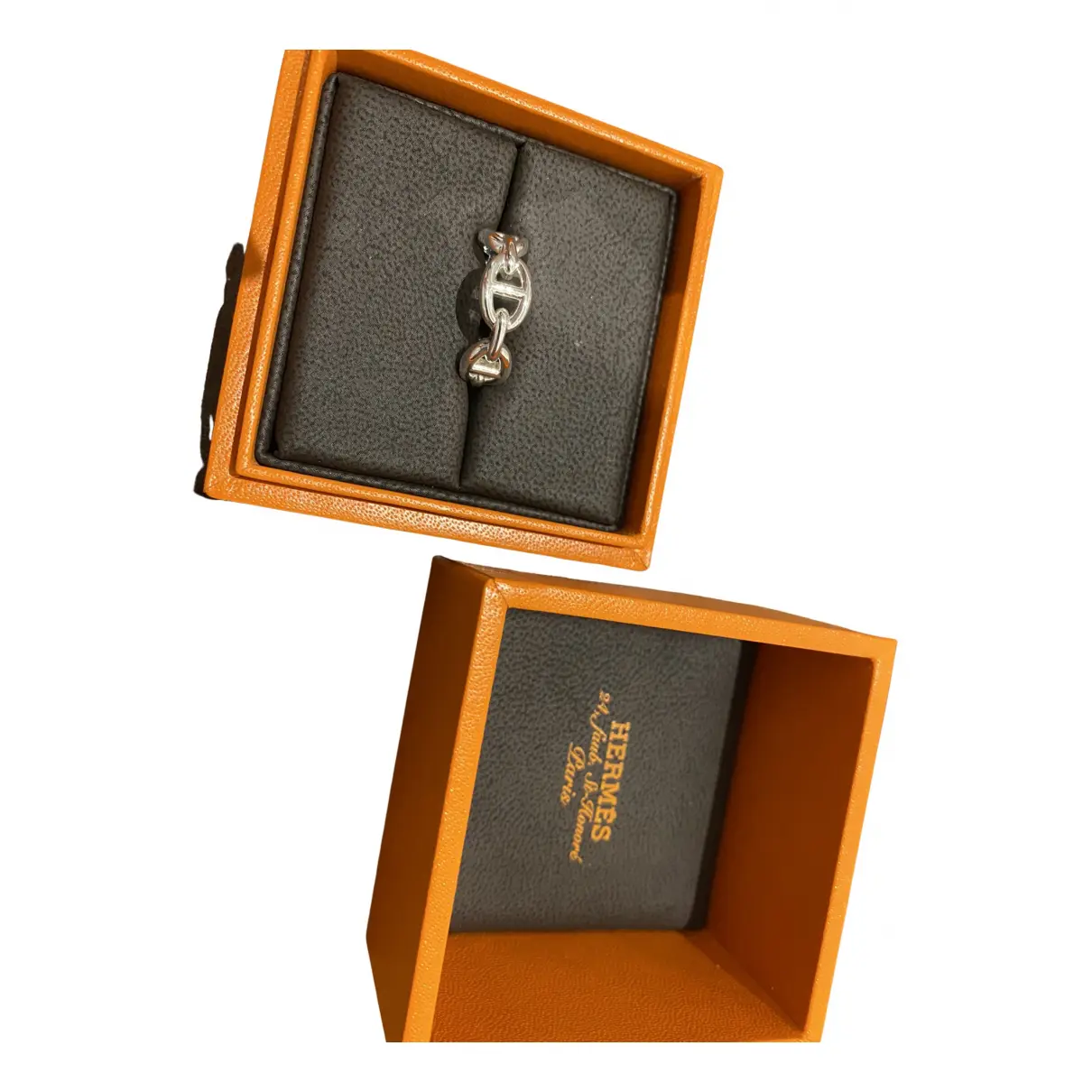 Chaîne d'Ancre Enchaînée silver ring Hermès