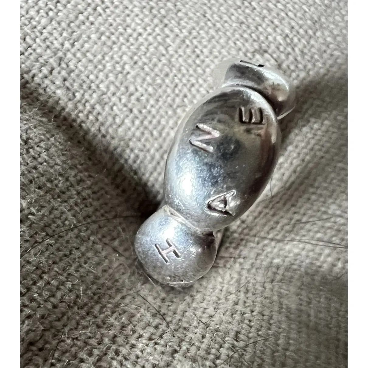 Silver ring Chanel