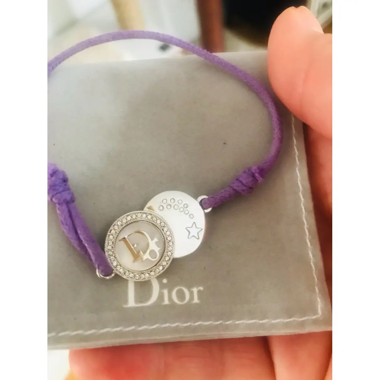 Silver bracelet Dior