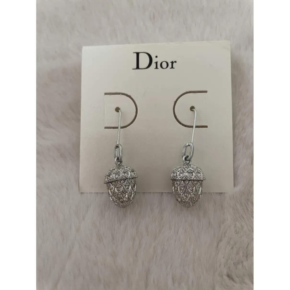 Buy Dior Silver earrings online
