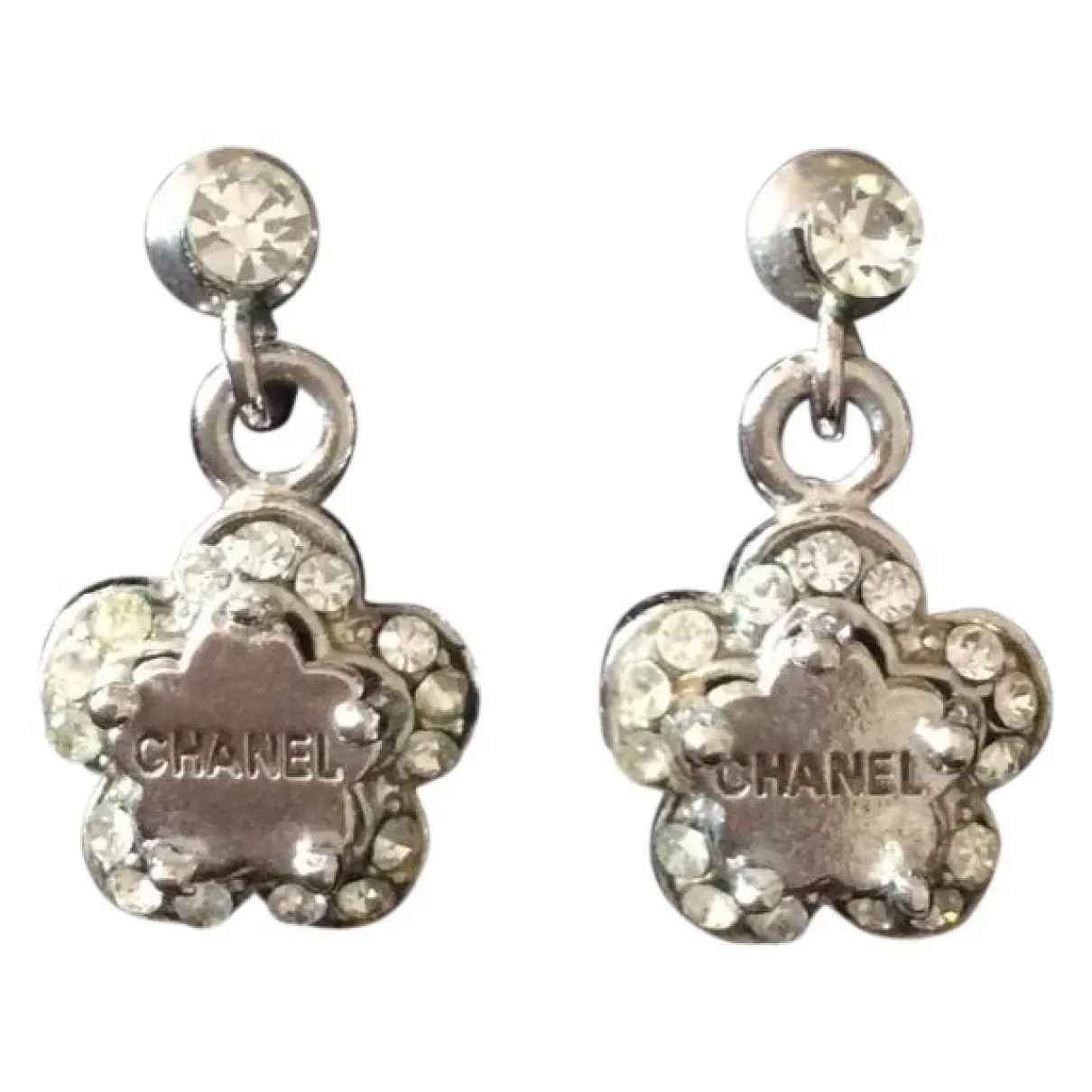 Silver Silver Earrings Camélia Chanel