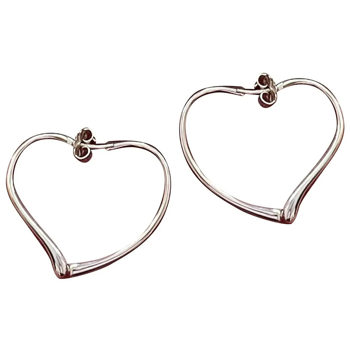 Open Heart silver earrings Tiffany & Co